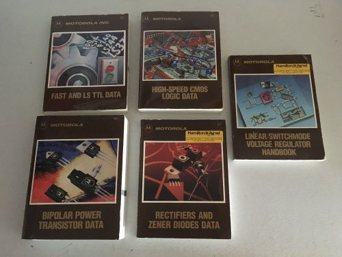 Motorola Electronics Book Lot- Rectifiers Zener Diodes CMOS Logic LS TTL Bipolar