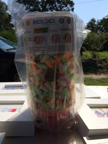 6 bags of moldex 6604 sparkplugs earplugs nrr33 uncorded bx/200 lot of 6 for sale