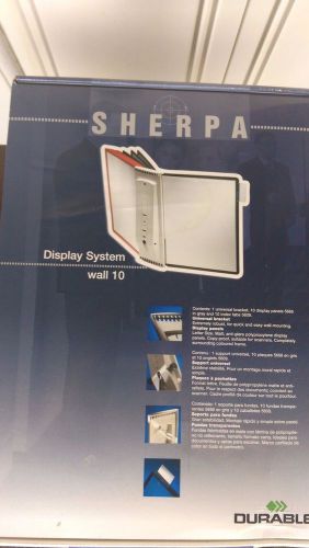 Durable Shepra Display System Wall 10 Panel 5541 Gray