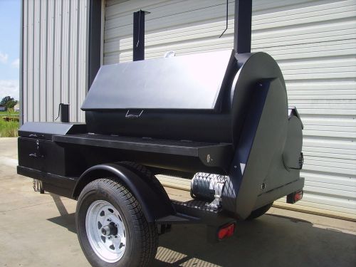 New Commercial BBQ Rotisserie Smoker Grill On Stand