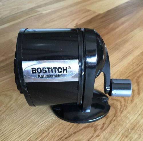 Bostitch Metal Antimicrobial Manual Pencil Sharpener