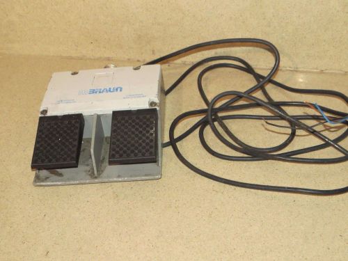 M BRAUN UNTERDRUCK LOW AND HIGH PRESSURE FOOT PEDAL