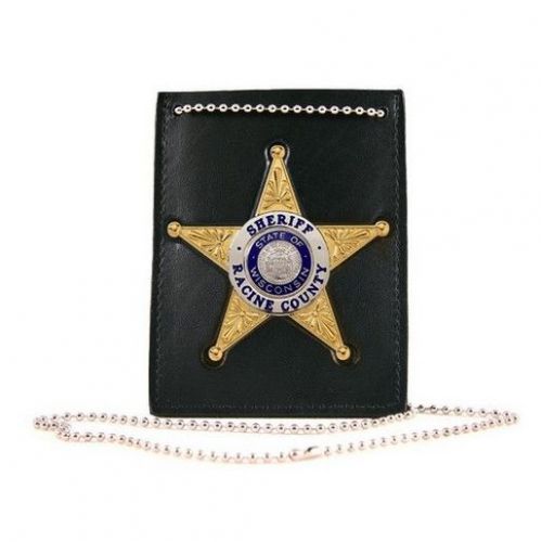Boston Leather 400-4009 Neck Chain Badge/ID Holder for B296