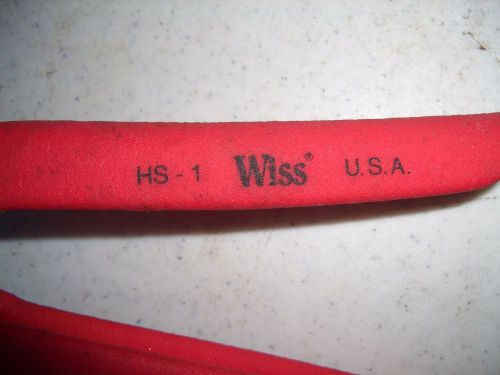 Wiss HS-1 Sheet Metal Bending Pliers Hand Seamer Work Tool Duct 3-1/4&#039;&#039; Jaw USA