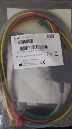 Physio-control lifepak 15 trunk cable with limb leads. 11111-000019 for sale