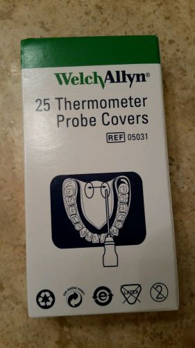 1 Pack of 25 Welch Allyn Thermometer Probe Covers #05031