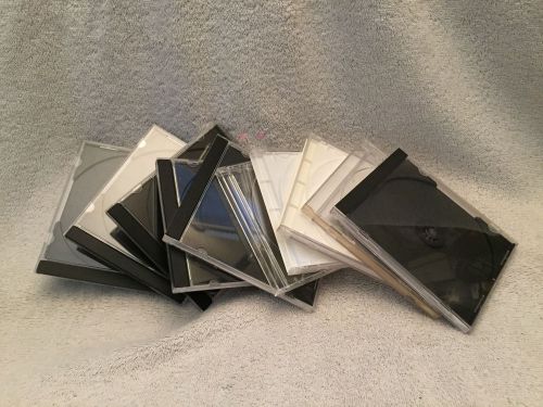 10 Pack 10.4mm Standard Size CD/DVD/Blu-Ray Varieties Jewel Case