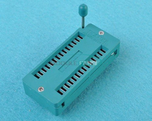 28-pin 28 Pins ZIF Test DIL ICs Universal IC Socket Insertion Wide Body Socket M