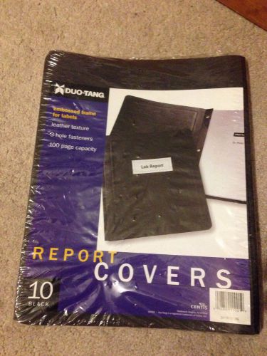10 Leather Texture 3 Ring Report Covers