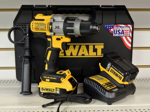 Dewalt dcd996 20v cordless 1/2&#034; hammerdrill/drill driver 5.0ah 2 batteries/case for sale