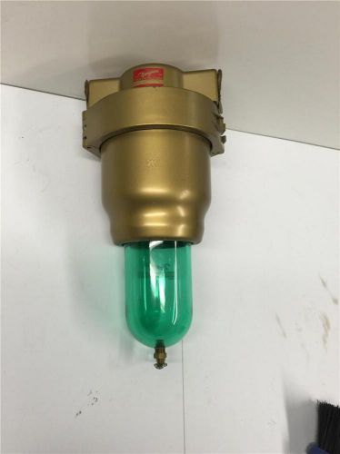 NORGREN 1&#034; USA Pneumatic Air Tool Compressor Water Drain Filter Type 12-002 7951