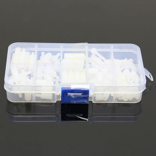 120Pcs Spacers Screw Nut Assortment Stand off Accessories Kit Set with Box