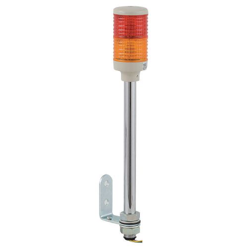 Schneider Electric XVC6B2 Harmony Steady On LED Tower Light, Red, Orange