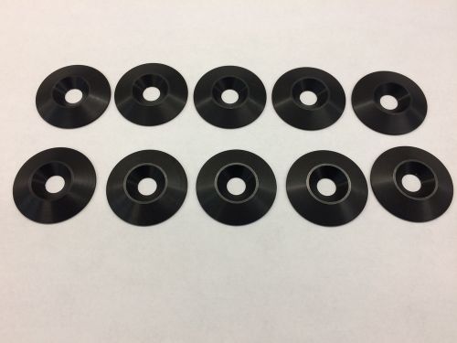 M8 BLACK ANODIZED CNC Billet Aluminum RACING KART SEAT MOUNTING Washers Qty 10