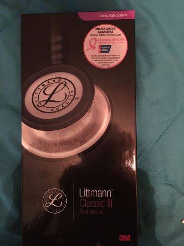 Littman Classic III stethoscope--Breast Cancer Awareness Edition