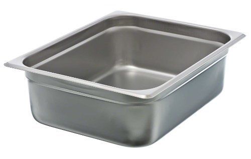 Update international njp-504 4 half-size anti-jam steam table pan for sale