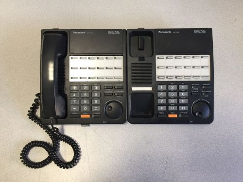 Lot of 2 Panasonic KX-T7420-B Digital Super Hybrid Phones