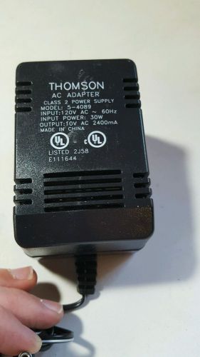 Genuine Thomson AC Adapter Power Supply Model 5-4089 10V 2400mA 30W for Audio