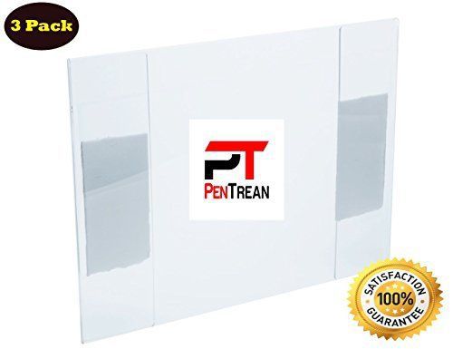 Pentrean sign acrylic sign holder - clear wall mount adhesive, no drilling, no for sale