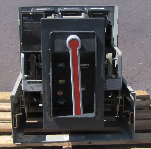 Ge general electric 1600 amp low voltage power circuit breaker akr-7d-50 rms-9 for sale