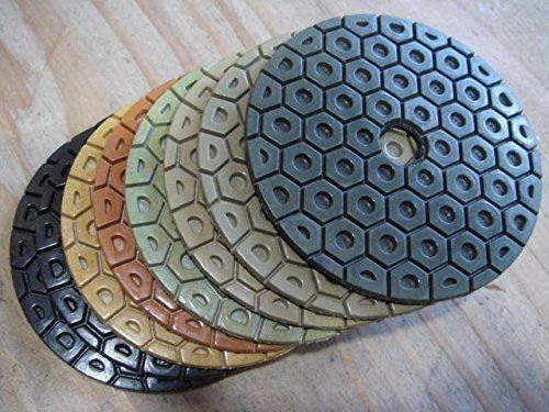 5 inch diamond polishing pad 30 pcs grit 30-10000 granite concrete glass marble for sale