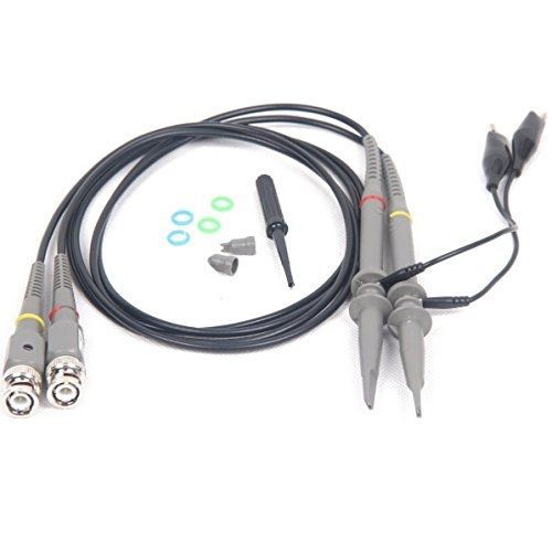 Signstek 2PCS P6100 100 MHz Oscilloscope Probe 10:1 and 1:1 Switchable for Rigol