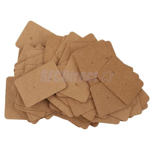 100pcs plain blank earring ear studes display cards jewelery hang card for sale
