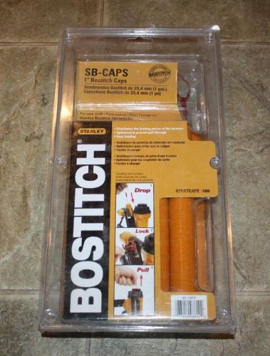 Bostitch 1&#034; Plastic Button Caps SB-CAPS ( 1000 caps)