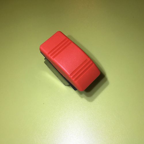 Carling contura iii red  rocker switch 12v 20a  spst  ( on ) momentary -  off for sale