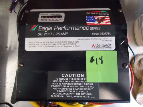 Eagle 36v 25a on board charger forklift,floor scrubber,golf cart industrial #18 for sale