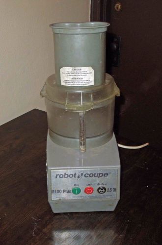Robot coupe r100 plus food processor sold as is for parts chopper cutter mixer for sale
