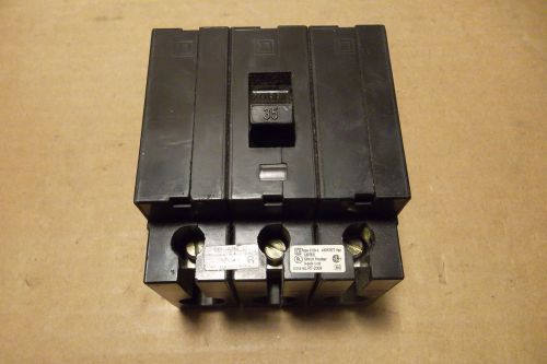 Square d ehb4 3 pole 35 amp 480y/277v 240v ehb34035 circuit breaker ehb flawed for sale