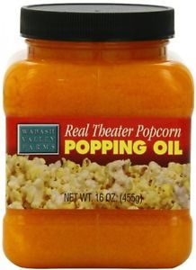 Wabash Valley Farms Real Theater Popcorn Popping Oil, 16-Ounce Jars (Pack Of 3)
