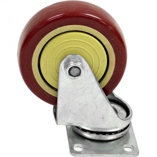 Seismic audio 1 non-locking 4&#034; swivel caster heavy duty rubber wheel for sale