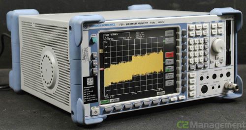 Rhode and schwarz fsp spectrum analyzer 9 khz - 40 ghz for sale