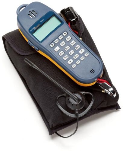 Ts25d test set with earpc and pouch  networks telephone plug belt clip brand new for sale