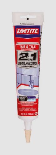 Loctite 2 in 1 seal &amp; bond tub &amp; tile almond adhesive caulk 5.5 oz tube 1936526 for sale