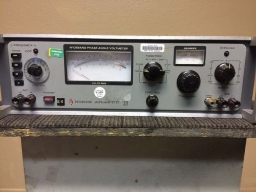 NORTH ATLANTIC WIDEBAND PHASE ANGLE VOLTOMETER PART NUMBER 321A