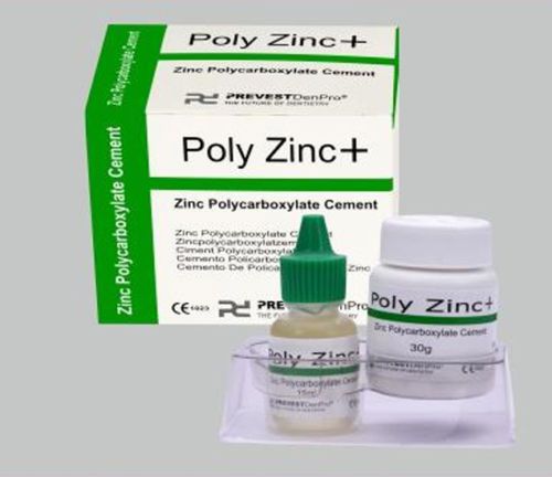 Dental Zinc Polycarboxylate Cement - Poly Zinc+ Intro Pack(Powder &amp; Liquid Kit)