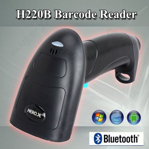 H220B USB Bluetooth Barcode Scanner Bar Code Gun POS Handheld For Mobile Payment