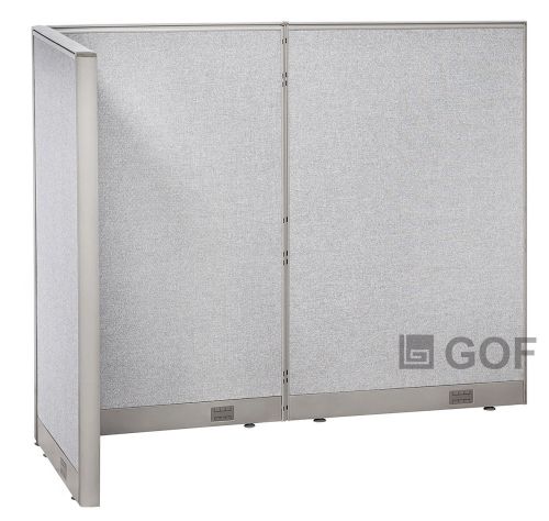 Gof l-shaped freestanding partition 36d x 72w x 60h /office, room divider 3&#039;x6&#039; for sale