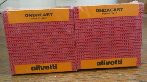New Old Stock 6 Olivetti Ondacart Correctable Typewriter Ribbons