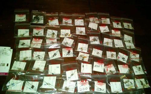 Large Lot of various ohm resisitors