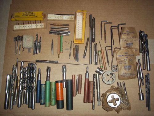 Large lot of machisnist tools and drill bits for sale