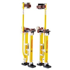 Drywall Stilt 11 in. W x 40 in. H Adjustable Shoe Strap Dual Spring Action Metal