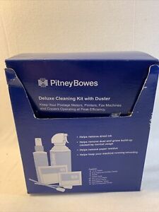 PITNEY BOWES DELUXE CLEANING KIT WITH DUSTER OPEN BOX OFFICE CLEANING KIT