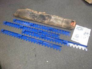 Borroughs 36&#034; Blue Mounting Upright Set Industrial Drawer Install B504 10500-002