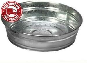 American Metalcraft Galvanized tub, 95 oz, Silver