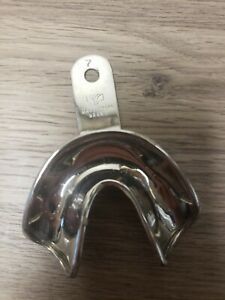 Patterson Metal Impression Tray Solid Edentulous Lower 7 Medium