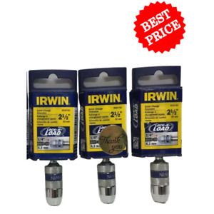 (New) IRWIN Speedbor #90102  2&#034; Quick-Change Chuck Extension Pack of 3